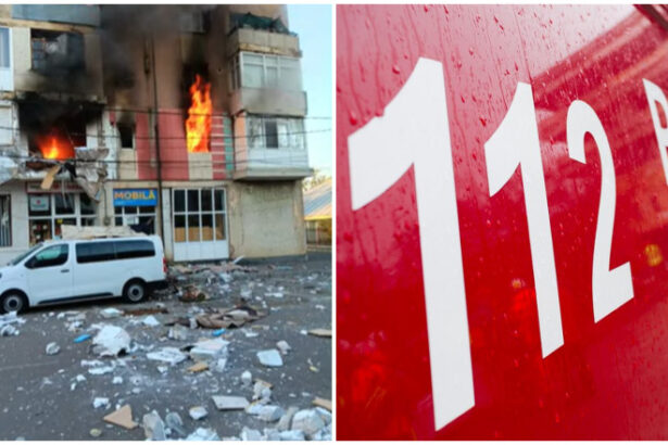 explozie puternica intr un bloc din judetul braila mai multe apartamente in flacari echipaje isu si ambulante la fata locului 69246da58431b