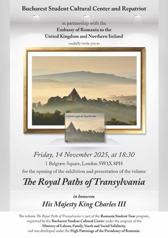 expozitia cararile regale ale transilvaniei vernisata la londra in honorem majestatii sale regele charles al iii lea 691432aed85f8