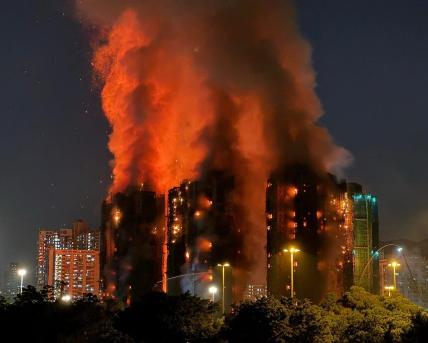 four dead after fire engulfs residential high rise buildings in hong kong 6926e02652805
