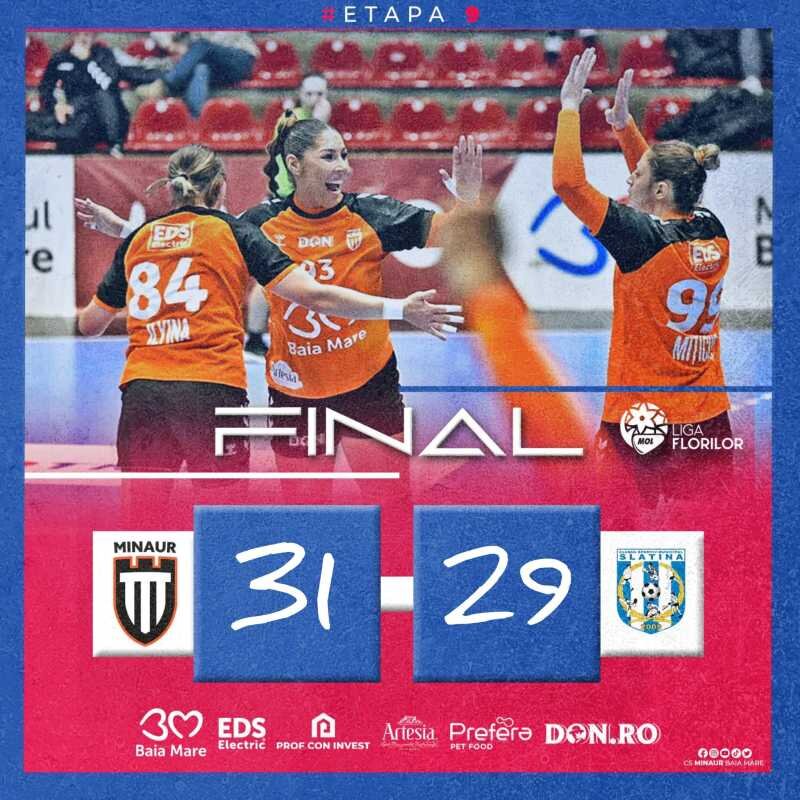 handbal feminin minaur baia mare victorioasa acasa in campionat 6916190ceaf00