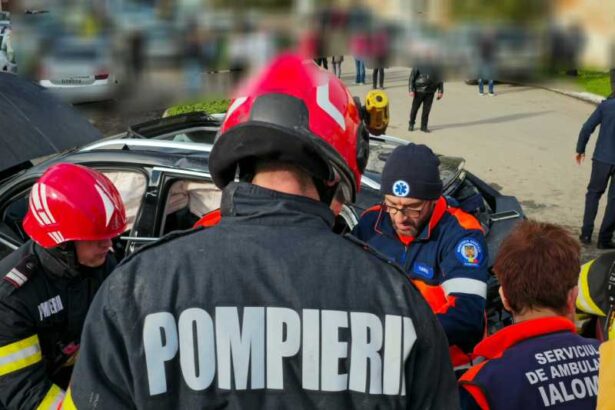 ialomita accident cu trei masini pe soseaua de centura a municipiului slobozia sase persoane la spital 6925a002d9698