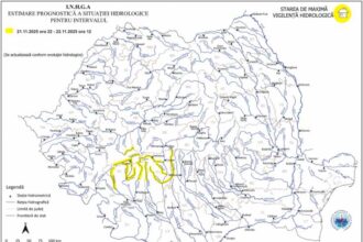 inhga cod galben de inundatii pe rauri din sase judete de vineri seara 6920347d9b135