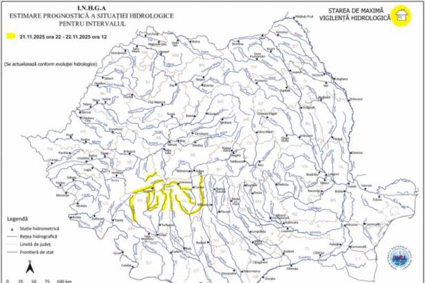 inhga cod galben de inundatii pe rauri din sase judete de vineri seara 6920347d9b135