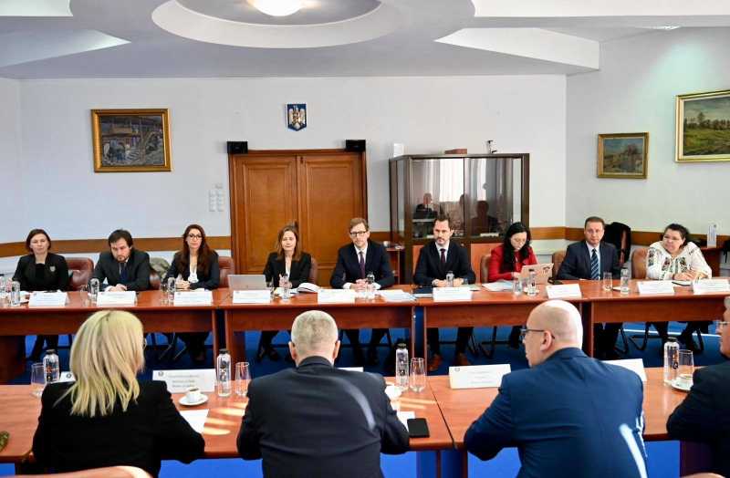 mj stadiul executarii hotararilor cedo referitoare la conditiile de detentie discutat de marinescu cu o delegatie a consiliului europei 6924821a6b69e