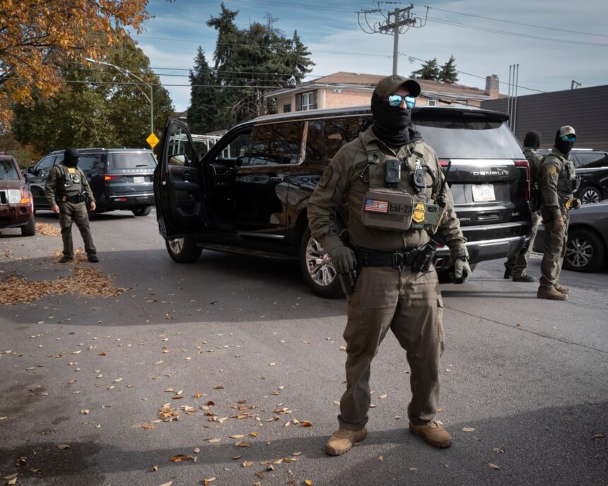 nearly all immigrants detained in trump chicago raid had no criminal conviction 691da5b1651ec