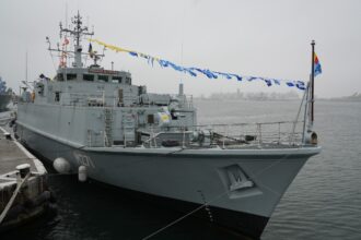 noul vanator de mine marine al romaniei prezentat vineri in portul militar constanta 690e2190e669e