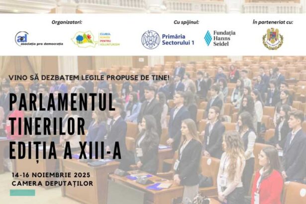 parlamentul tinerilor peste 100 de liceeni si studenti vor invata cum se initiaza si se voteaza legile 6916a0fcdee8f