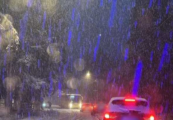 sibiu trafic ingreunat in mai multe zone ale judetului din cauza ninsorii 69234b83119c3