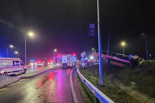 video braila autobuz iesit in afara carosabilului pe dn 22b a fost activat planul rosu de interventie 69236d866b9de