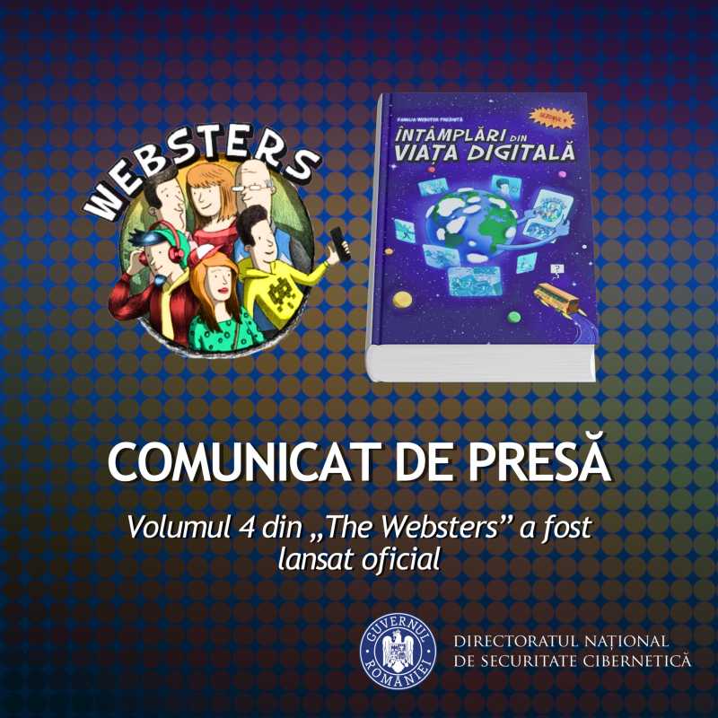 dnsc s a lansat volumul 4 al benzilor desenate the websters intamplari din viata digitala 6932a0385af36