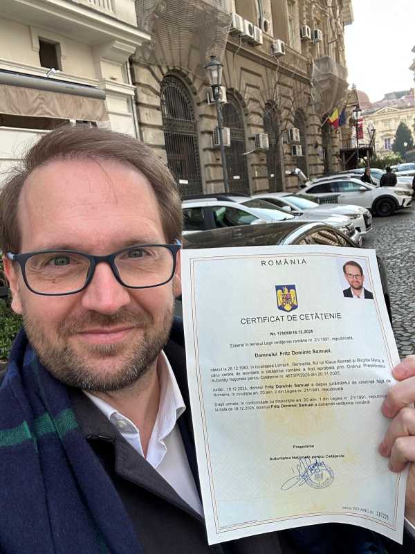 dominic fritz a devenit cetatean roman 6943f3b080987