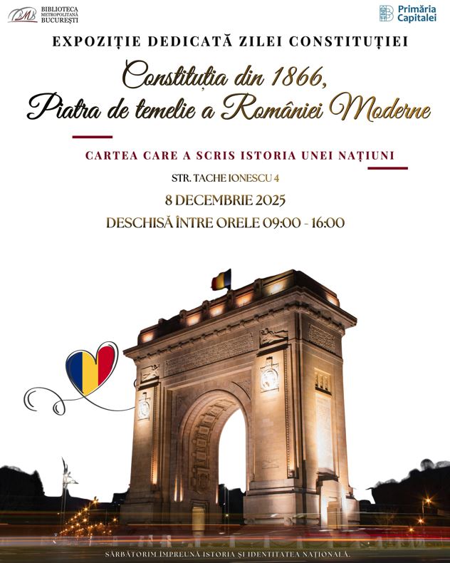 expozitie dedicata patrimoniului constitutional al romaniei luni la mihail sadoveanu biblioteca metropolitana bucuresti 69328fbfb2ef0