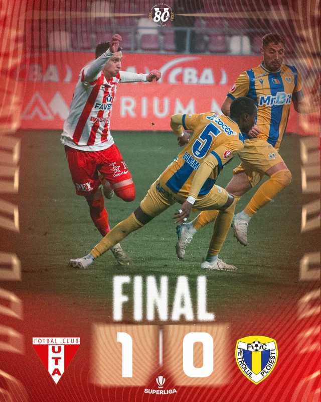 fotbal victorie in extremis pentru uta cu petrolul 1 0 in superliga 69370e86525cd
