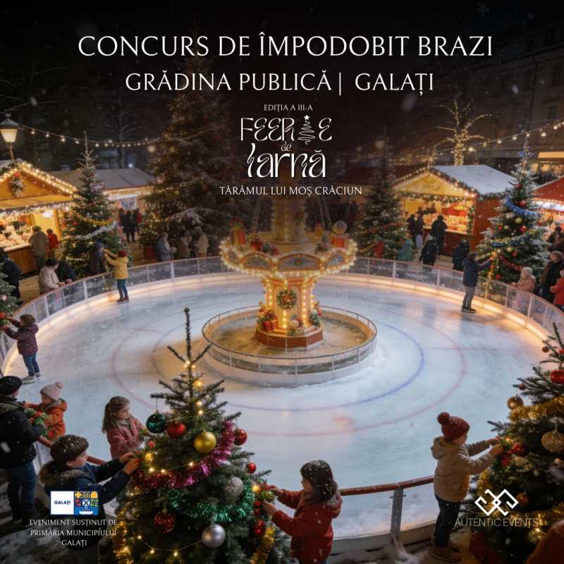 galati concurs de impodobit brazi pentru elevi in cadrul targului de craciun 693819bfe9d73