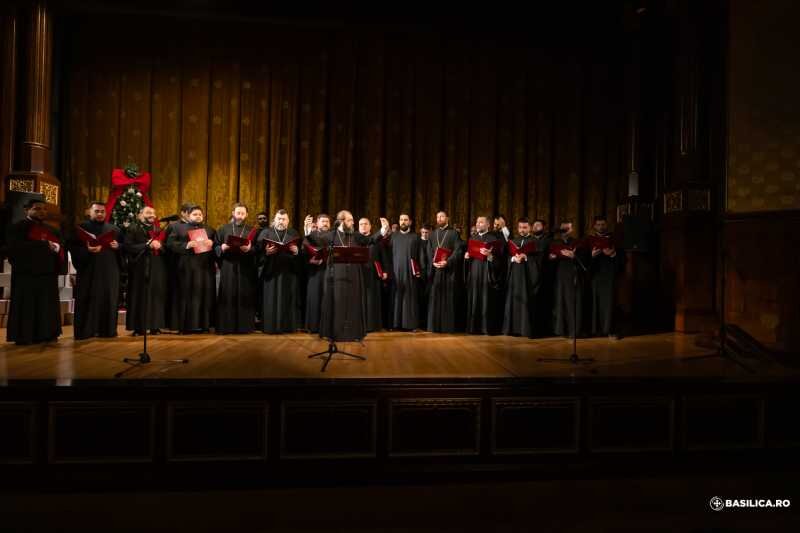 grupul psaltic tronos al catedralei patriarhale a colindat la palatul cotroceni a fost prezent presedintele nicusor dan 693c4d827a3f3