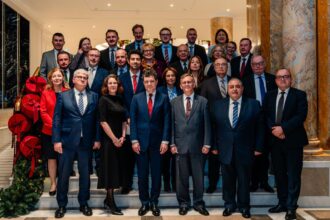 presedintele nicusor dan dupa intalnirea cu ambasadorii statelor membre ale uniunii europene am reafirmat angajamentul ferm al romaniei pentru parcursul sau pro european 693081224bcfa