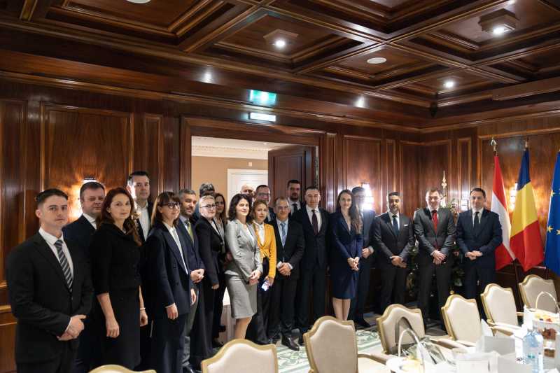 reprezentanti guvernamentali discutii la viena cu membrii romanian business innovation platform austria 69318b9b0b38e