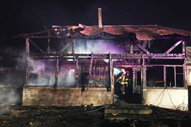 suceava o casa a fost distrusa de flacari in localitatea stroiesti in incendiu au murit mai multe animale 69522227609db