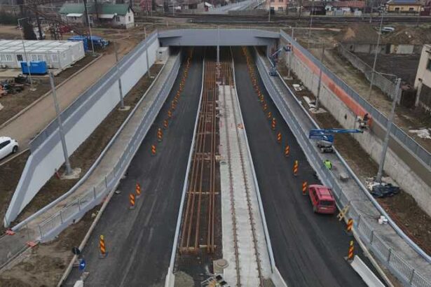 timis noul pasaj solventul a fost deschis traficului rutier si pietonal in regim de santier 69494ba1c65dd