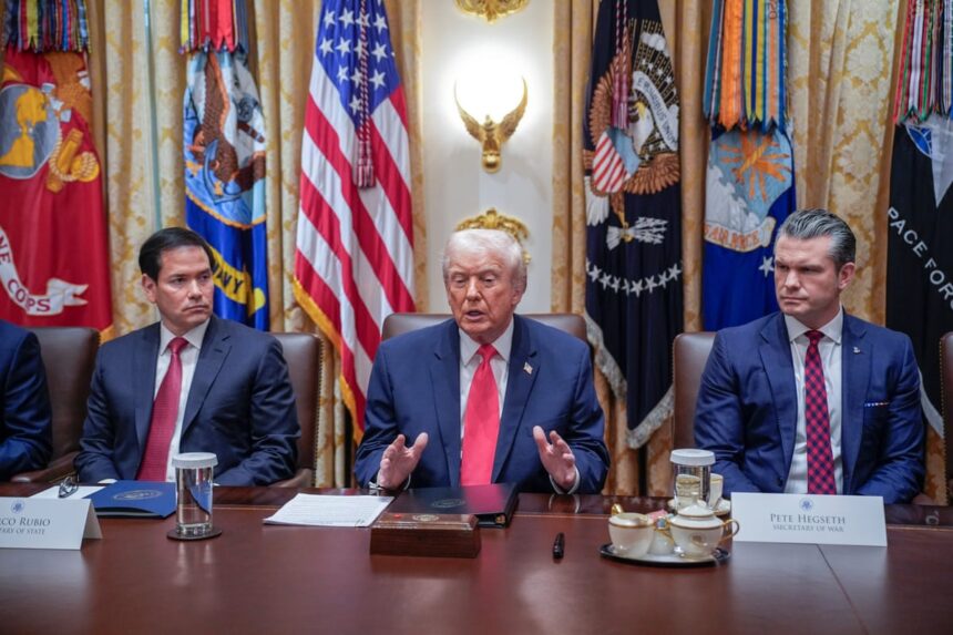 trump threatens strikes on any country he claims makes drugs for us 692f61965eb44