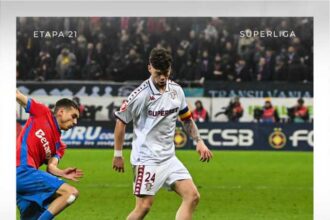 video fotbal fcsb a castigat derbyul cu rapid 2 1 in superliga 694857a352149