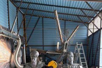 24 ianuarie buzau 12 kg de metal utilizate pentru o sculptura reprezentandu l pe domnitorul a i cuza 6974a902b0302