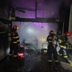 bihor incendiu de amploare intr o cladire a universitatii oradea au fost distruse un atelier si un laborator 696d0b95e4a13