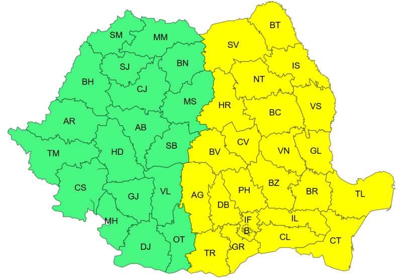 cod galben de ger in 6 judete din moldova pana duminica seara frigul se extinde in jumatatea estica a tarii 697dc4c1101ab