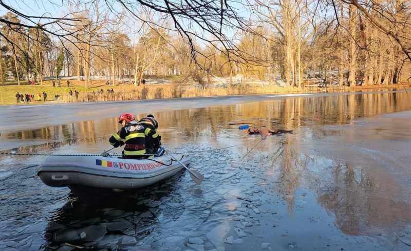 dsu avertizeaza pericol de inghet pe lacuri si acumulari de apa nu pasiti pe gheata 696bd9319d2c2