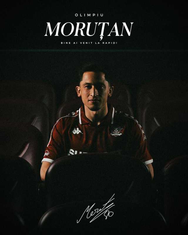 fotbal olimpiu morutan a semnat pe un sezon si jumatate cu rapid 6973b7f0c3bb0
