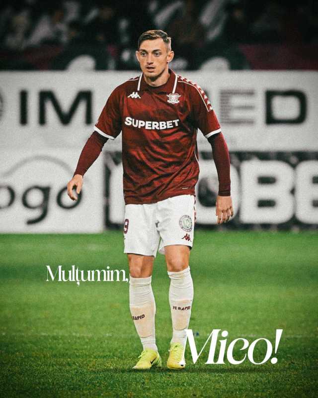 fotbal rapid l a cedat definitiv pe claudiu micovschi la fc arges 696634e22579c