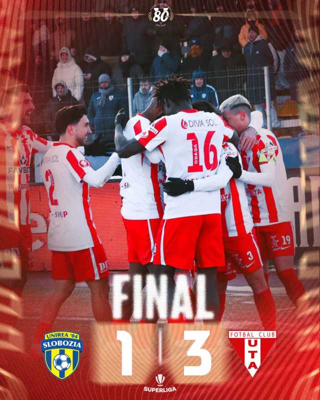 fotbal uta a invins o pe unirea slobozia cu 3 1 in deplasare in superliga 696b90786881a