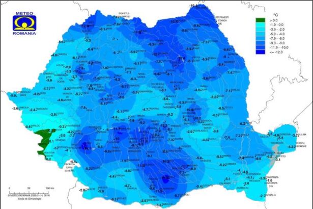 gorj minus 14 grade celsius la pades cea mai scazuta temperatura din tara miercuri dimineata 69675316c0b9d