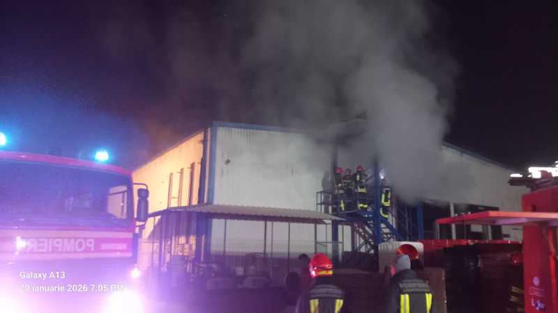 harghita incendiu la o hala de productie a unui abator din gheorgheni o persoana a suferit arsuri 696fc48d731a2