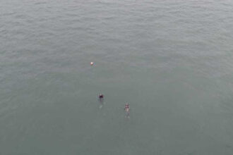 interventie de urgenta la agigea cautari dupa ce o fata ar fi cazut in canalul dunare marea neagra salvatorii i au gasit rucsacul 69739f926b2ba