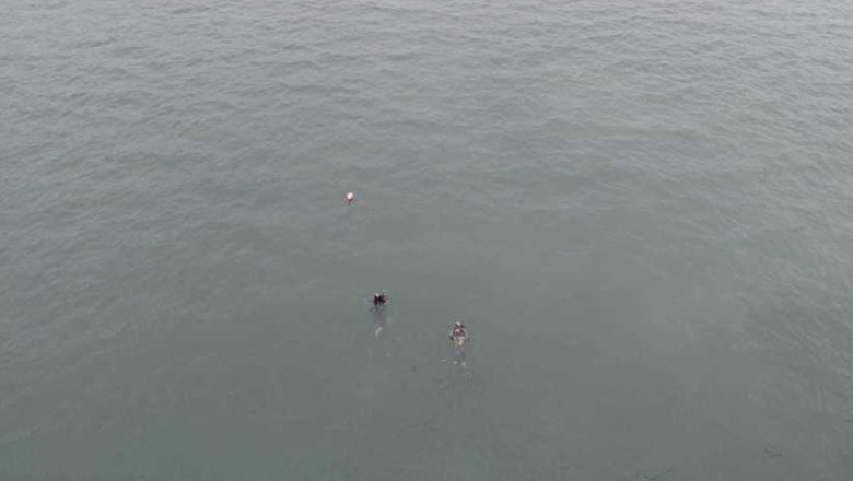 interventie de urgenta la agigea cautari dupa ce o fata ar fi cazut in canalul dunare marea neagra salvatorii i au gasit rucsacul 69739f926b2ba