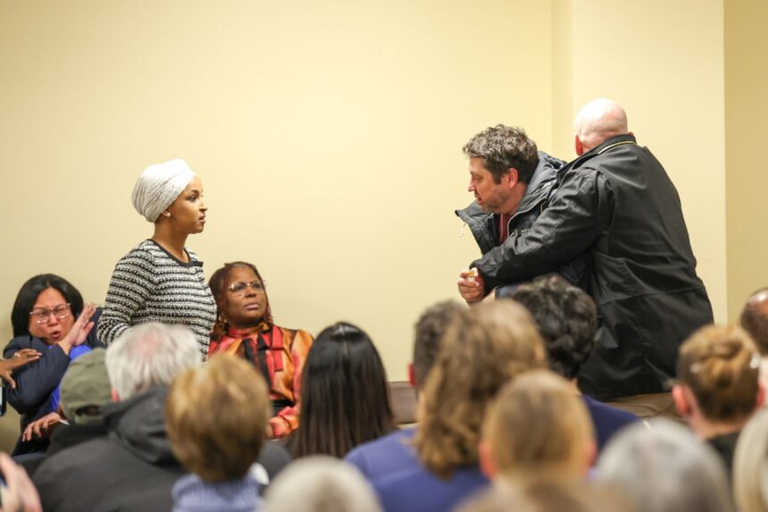 justice department charges man accused of attacking ilhan omar at town hall 697bbaa677c33