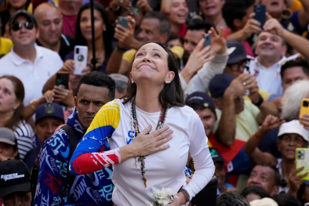 maria corina machado vows to return to venezuela and rejects rule of maduros deputy 695d2f725b745