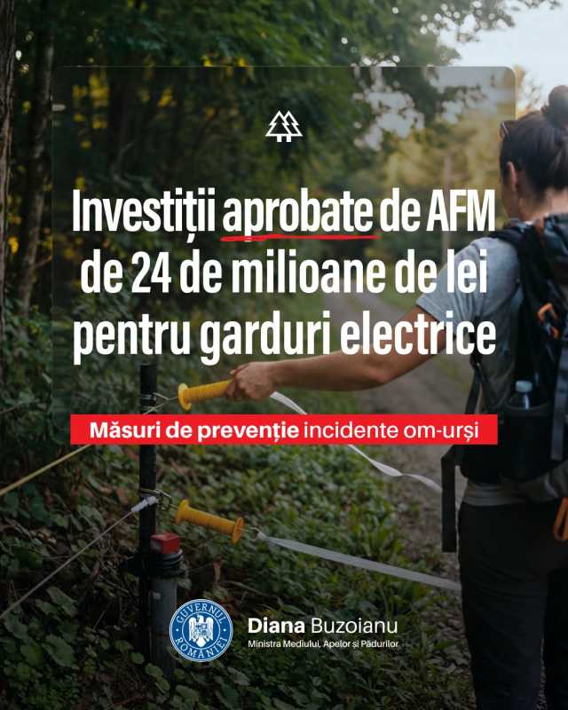 ministra mediului gardurile electrice reduc semnificativ riscul de atacuri si pagube fara a rani animalele 69736e1b55925