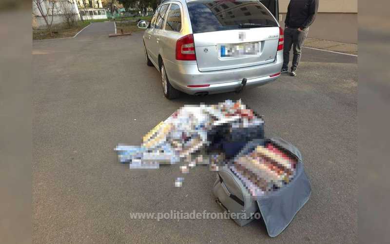 politia de frontiera tigarete in valoare de peste 41 000 lei descoperite intr un autoturism la giurgiu 695a32316943f
