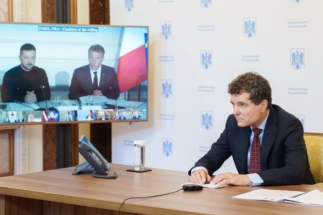 presedintele nicusor dan participa la reuniunea sefilor de stat si de guvern ai coalitiei de vointa la palatul elysee din paris 695c8cd5e4fc4