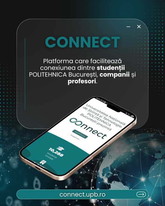studentii politehnisti pot gasi stagii de practica si joburi prin intermediul platformei connect 6978a6aa75848