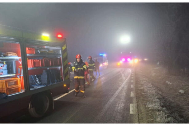 video carambol cu patru masini pe o sosea din arad un mort si un ranit transportat la spital 696c973610665