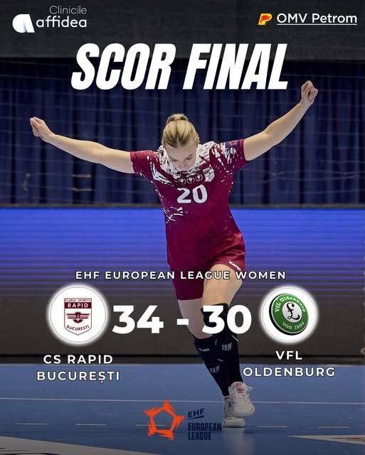 video handbal feminin cs rapid bucuresti la prima sa victorie in grupele ehf european league 69750b2e9f508