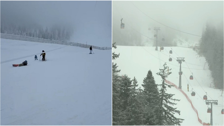 video pericol pe o partie din poiana brasov un cablu de telecabina s a lasat pana la nivelul schiorilor 696a3063081df