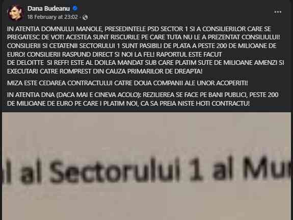 Gunoierii Capitalei sunt adevărații primari: mizele de milioane de euro, șantajele mafiote și interesele grupării Thuma–Tuță 2 dana budeanu