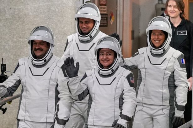 four new astronauts arrive via spacex rocket at international space station 6991b58fe30e4