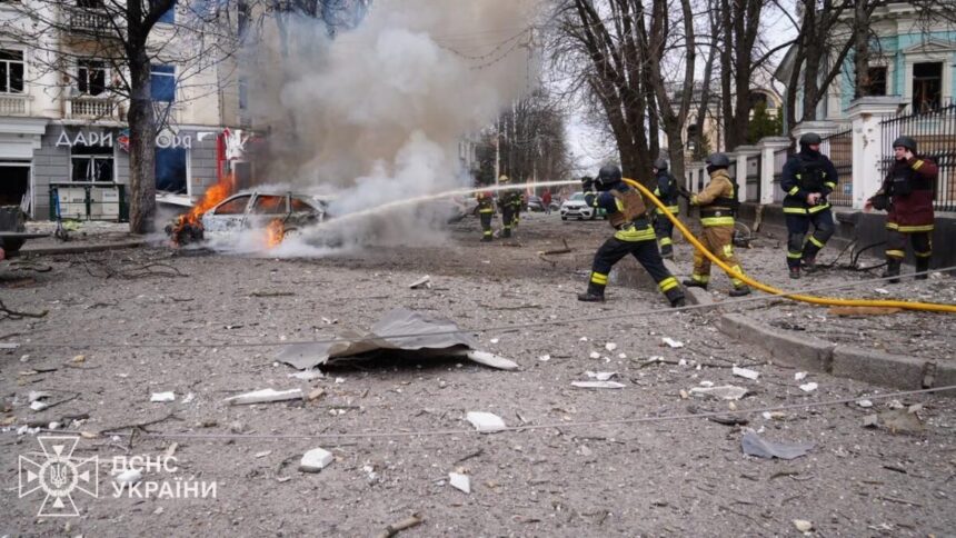 spital ucrainean atacat cu o drona doi angajati au fost raniti 699338eed53e1