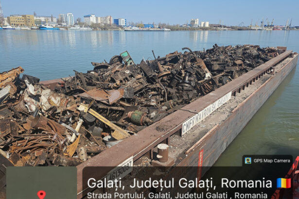 barja cu deseuri suspecte din republica moldova oprita in portul galati garda de mediu a descoperit nereguli grave 69c5345377a0d