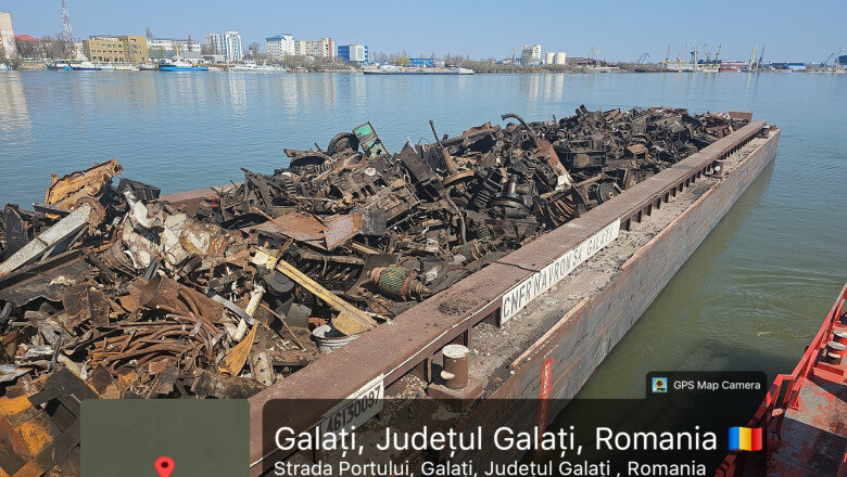 barja cu deseuri suspecte din republica moldova oprita in portul galati garda de mediu a descoperit nereguli grave 69c5345377a0d